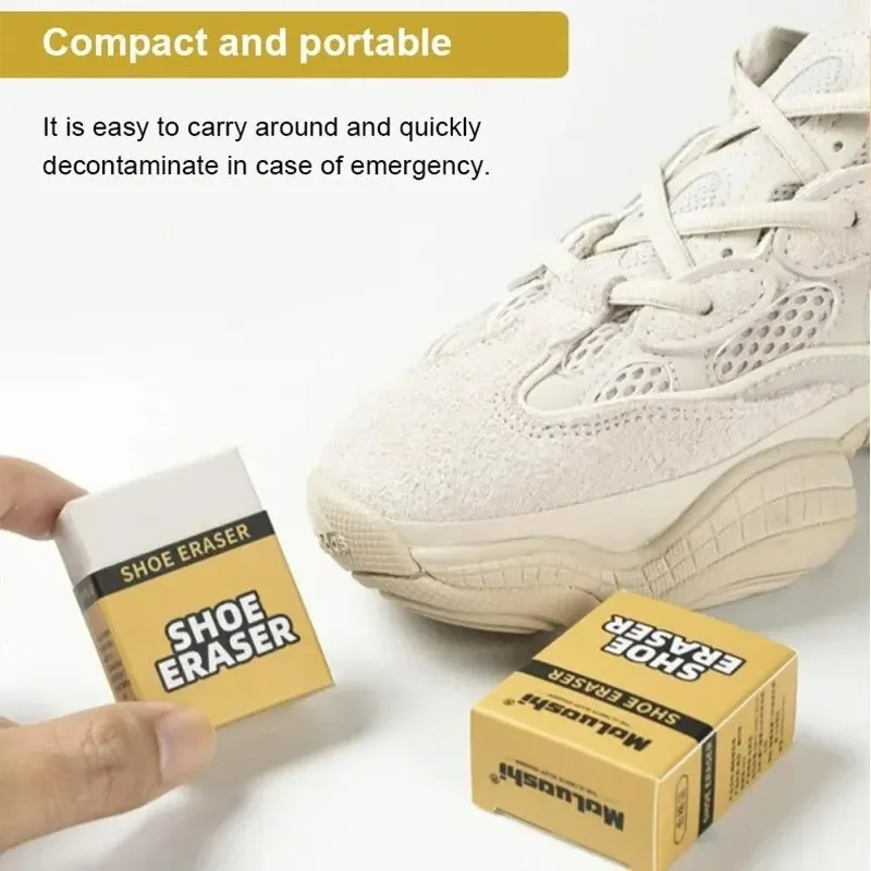 1pc Shoe Cleaning Rubber Eraser Sneakers Care Leather Cleaner For Suede...