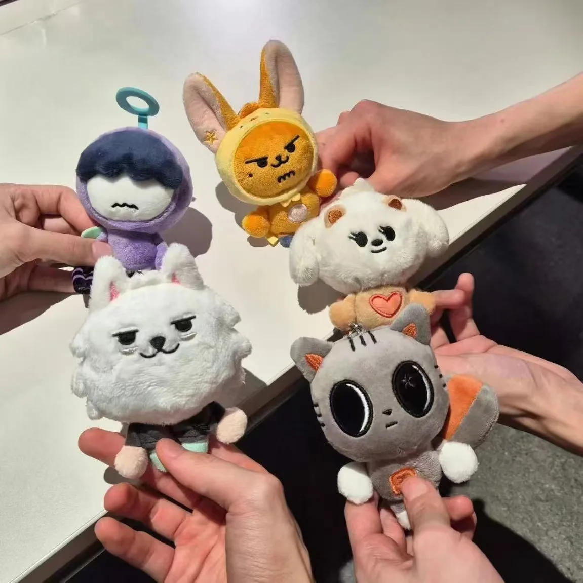 Kpop TXT Dolls Cute Soobin Beomgyu PPULBATUTutu Bar Two-Bar Dolls Soft Animals Keyrings BEOMGYU TAEHYUN Bag Pendant Fans Gifts 2