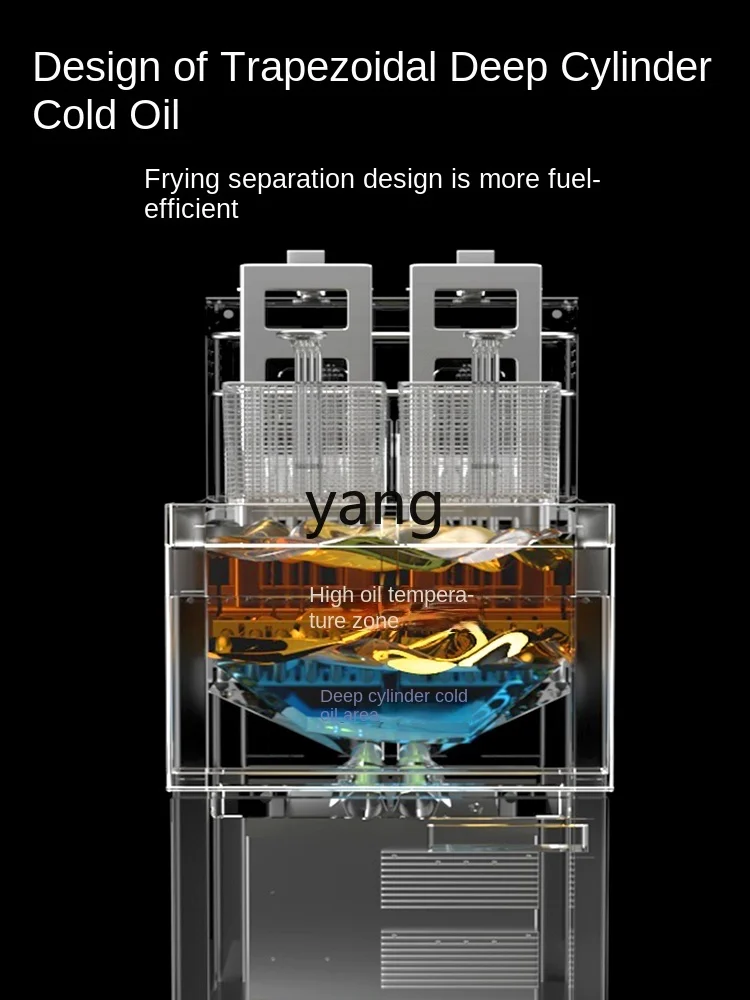 CX Vertical Lifting Deep Frying Pan Commercial Electric Fryer Automatic Temperature Control