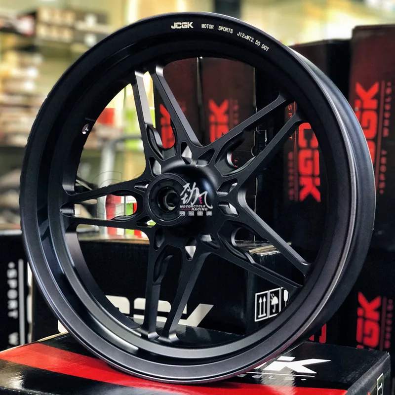 Electric Bike 12-inch Five-star Wheel 2.5j Modified Steel Rim for Niu N1s Nqi and Segway Ninebot E200 - Image 3