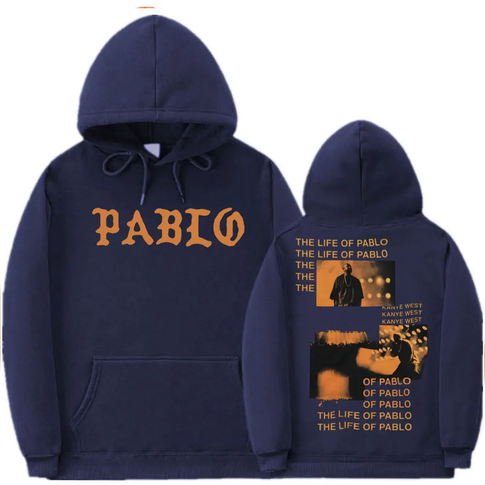 Kanye West THE LIFE OF PABLO Album Music Print Hoodie Clothes Men's Brand Streetwear Men Women Fashion Oversized Cotton Hoodies