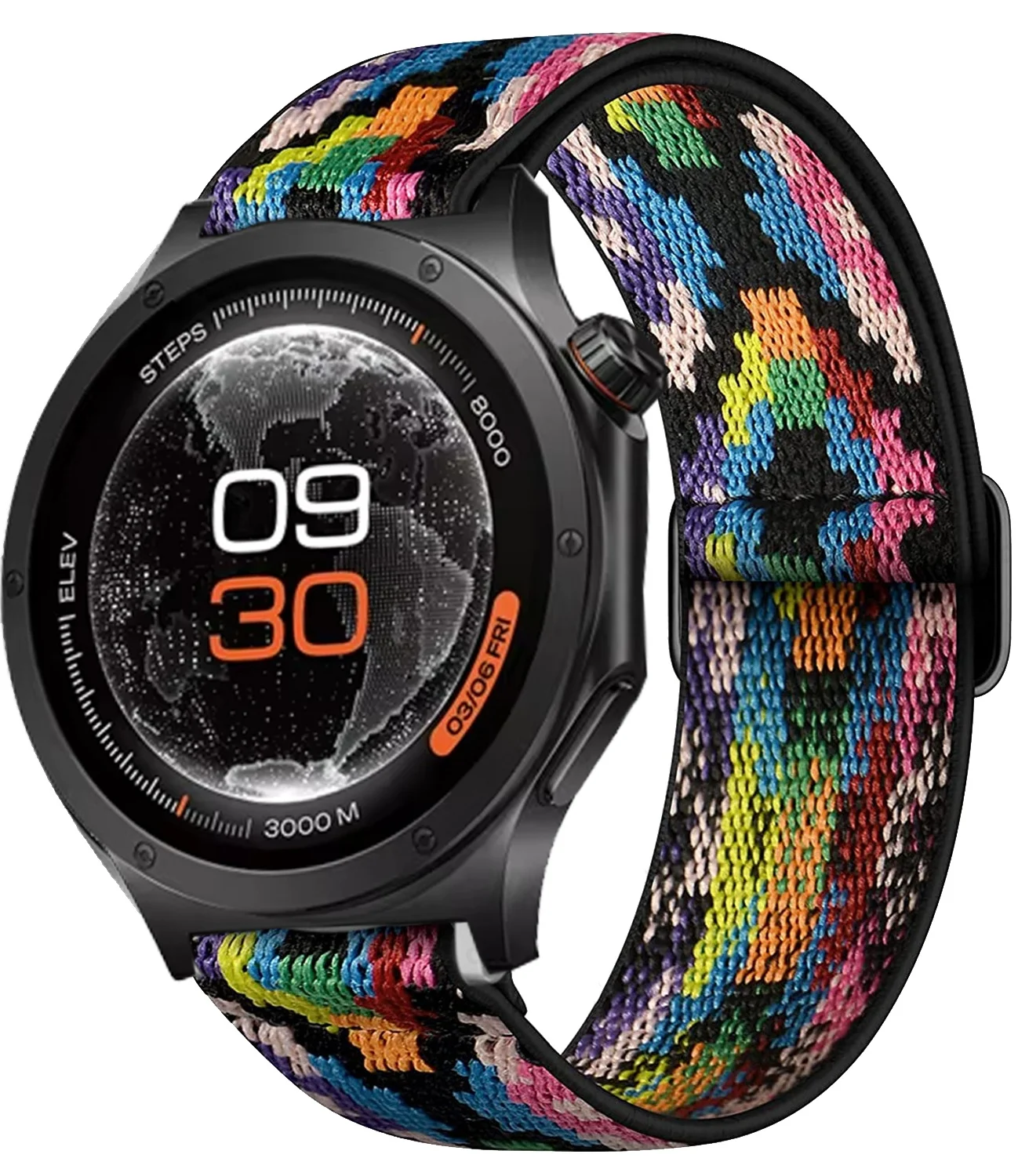 Adjustable Nylon Strap for Smartwatches - Elastic Bracelet Band Accessory