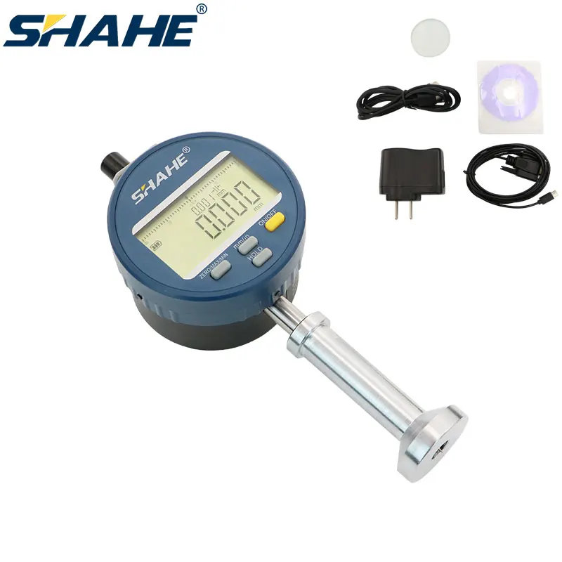 SHAHE Portable Surface Roughness Tester 0-6.5mm Digital Surface Profile Gauge Measuring Resolution 1 Μm (0.1 Mils)