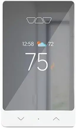 

Smart Thermostat with Floor Sensors, Energy Tracking, GFCI Protected - Ideal for Home Floor Heating - Mirror-Finish App Control