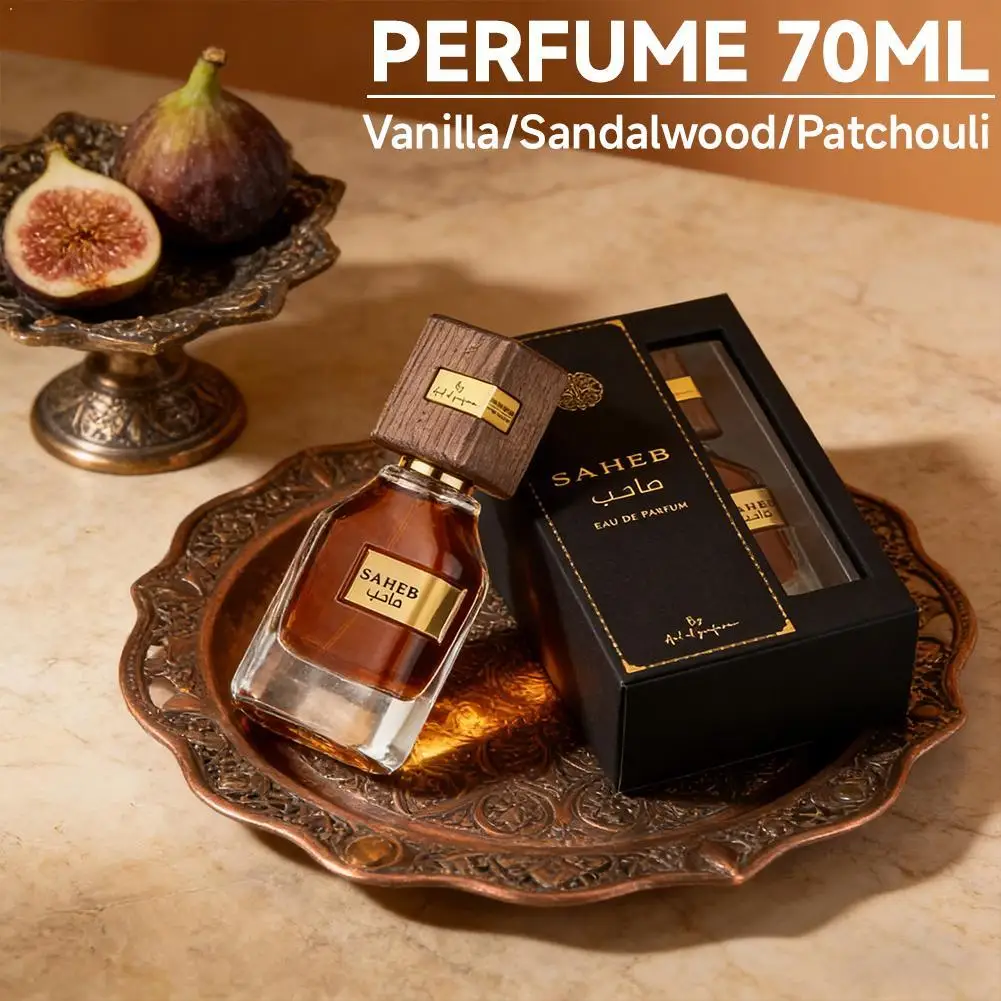 70ml Luxury Men Perfume, Long Lasting Fragrance With Bergamot Vanilla Oud Patchouli Notes, Elegant Musky Eau De Parfum_voghion.com