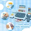 Simulation Shopping Cash House Toys Electronic Game For Kids Lighting And Sound Effects Supermarket Cashier Toys Boy Girl Gifts 6