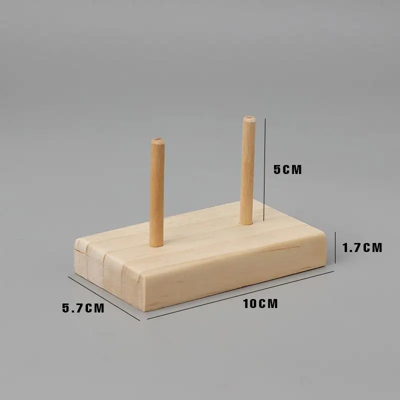 Wooden Spool Organizer Sewing Thread Storage Bracket Roll Needlework Tools Accessory DIY Apparel Needlework Storage