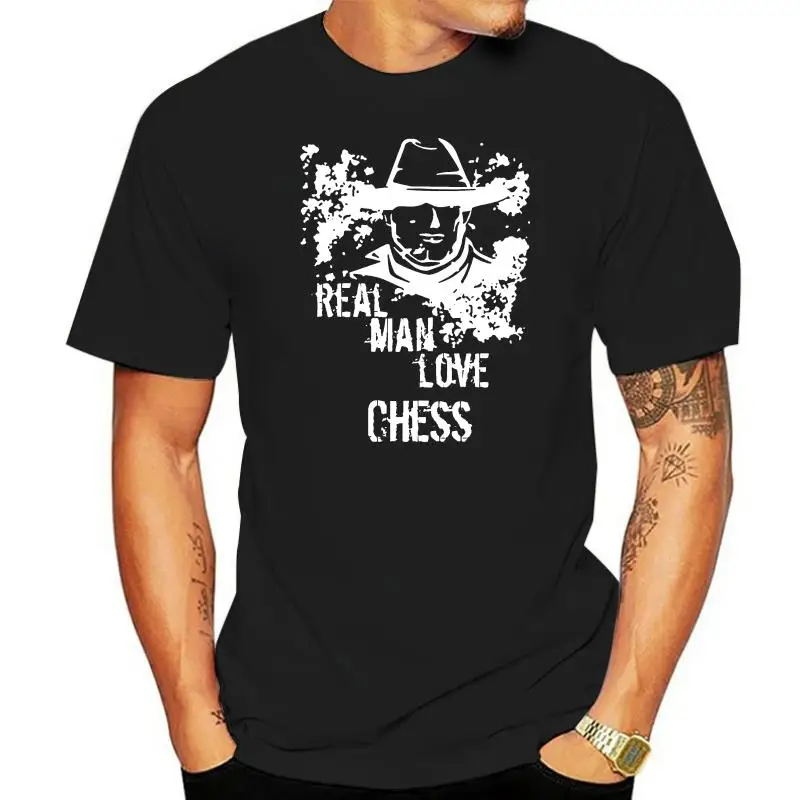 

Chess Real Men Love Chess Mens T shirt Black Birthday Gift 00538