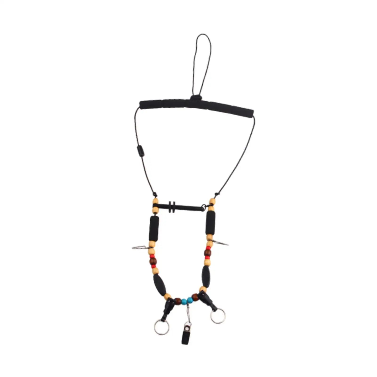 Fly Fishing Lanyard Necklace Organizer Hanging Necklace Adjustable Fishing Accessories Fly Fishing Necklace Tool Portable