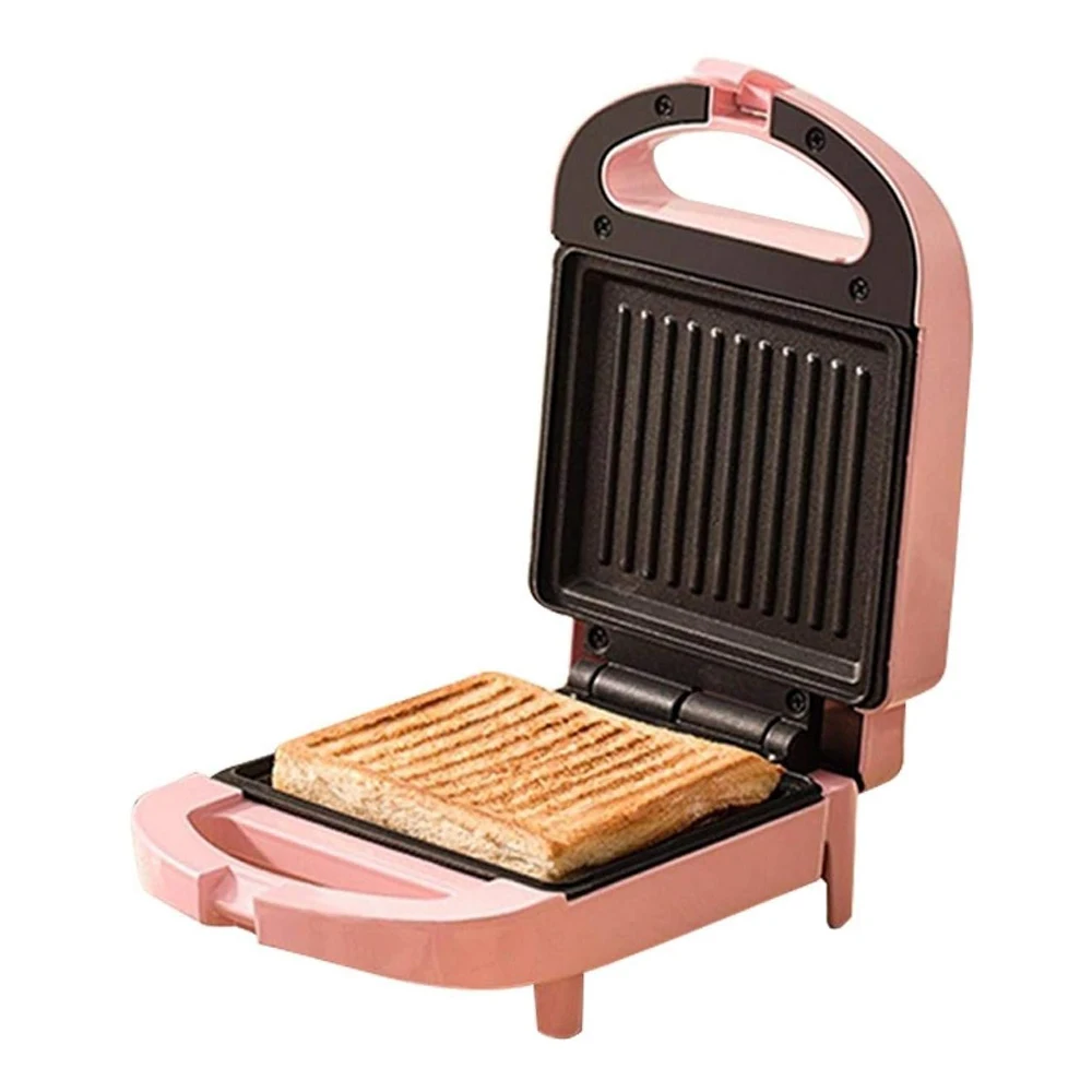 

Portable Mini Breakfast Maker Multifunction Sandwich Toasters Waffle Cookers Non-Stick Double-Sided Bread Pancake Machine