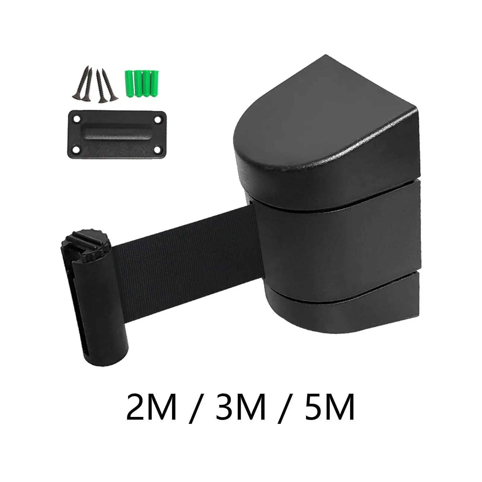 Retractable Barrier Belt Convenient Accessories Queue Fence Belt for Warehouse Aisle Corridor Elevator Stadiums Sporting Events