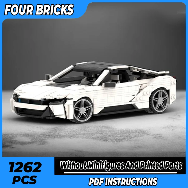 

Moc Building Bricks Supercar Model Speed Champion I8 Technology Modular Blocks Holiday Gifts Toys For Children DIY Sets Assembly