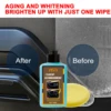 Car Plastic Restorer Coating Agent Auto Plastic Rubber Exterior Repair Clean Refresh Restoration Agent Black Shine Seal Brighten 6