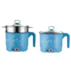 Electric Pots Household Portable Multipurpose Mini Ramen Cooker Noodles Cooker Mini Pot for Shabu Shabu Dumpling Fry Ramen Eggs 1