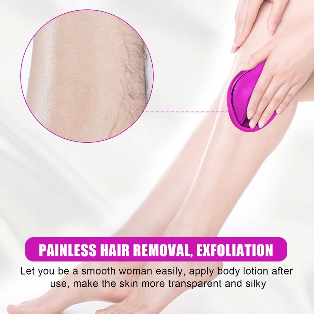 Crystal Physical Hair Removal Bleame Crystal Hair Eraser Painless Epilator Reusable Body Beauty Depilation Tool Hair Remover images - 6