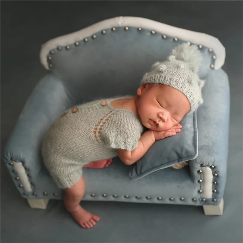 Newborn Photography Props Baby Sofa Couch Posing Chair Bed Baby Crib