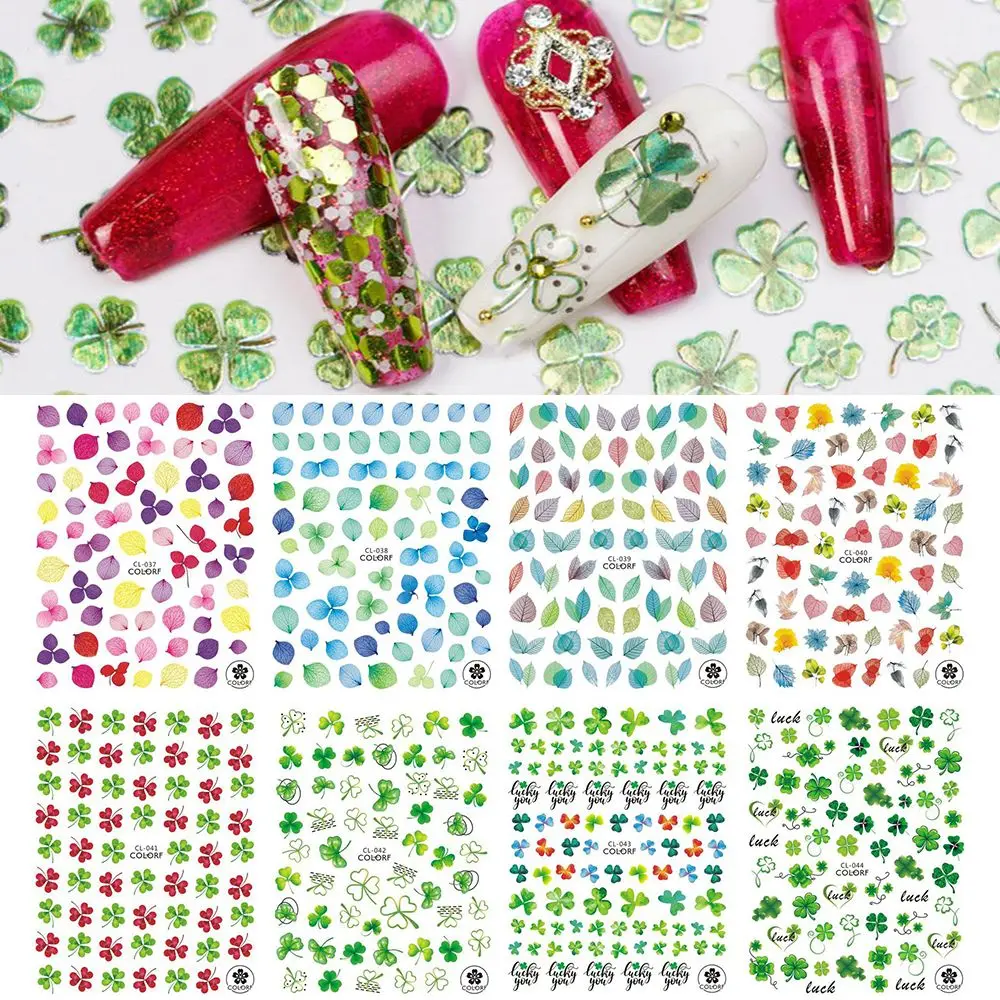 

Гинкго маникюрные гортензии, цветы, листья, наклейки для ногтевого дизайна, самодельные Украшения для ногтей, 3D наклейки для ногтей, Слайдеры для ногтей