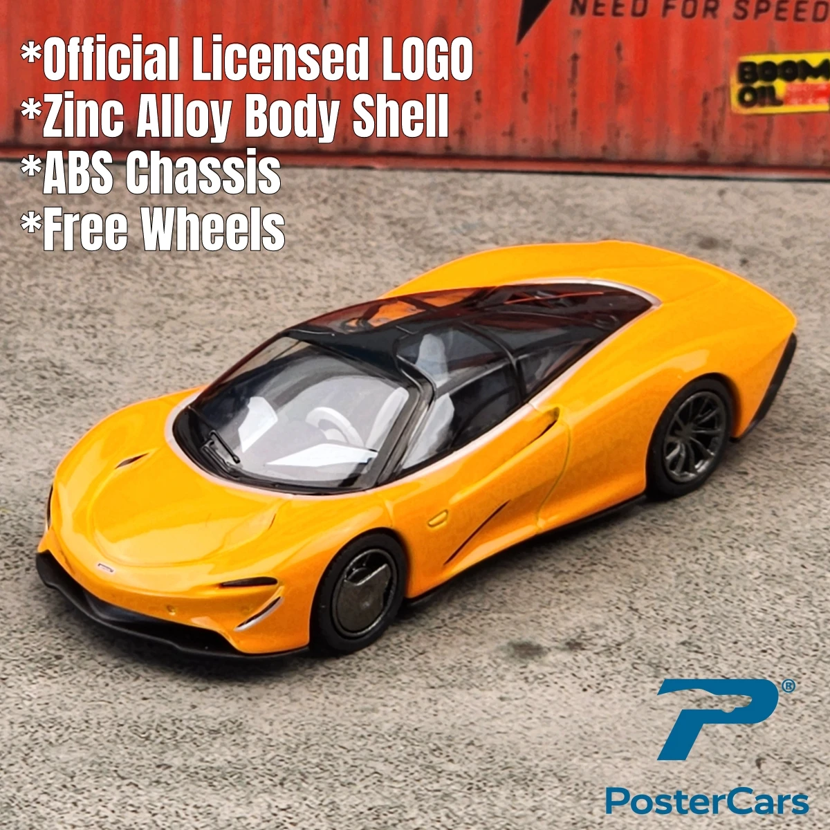 Postercars 1/64 Toy Car Model Lamborghini McLaren Bugatti