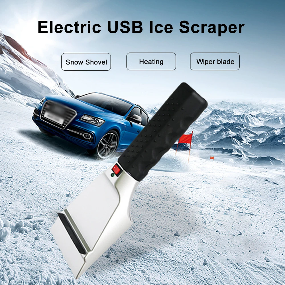 12V Electric Heated Car Ice Scraper Automobiles Cigarette Lighter Snow  Removal Shovel Windshield Glass Defrost Clean Tools - Price history &  Review, AliExpress Seller - Alidubuy Trading Co., Ltd.
