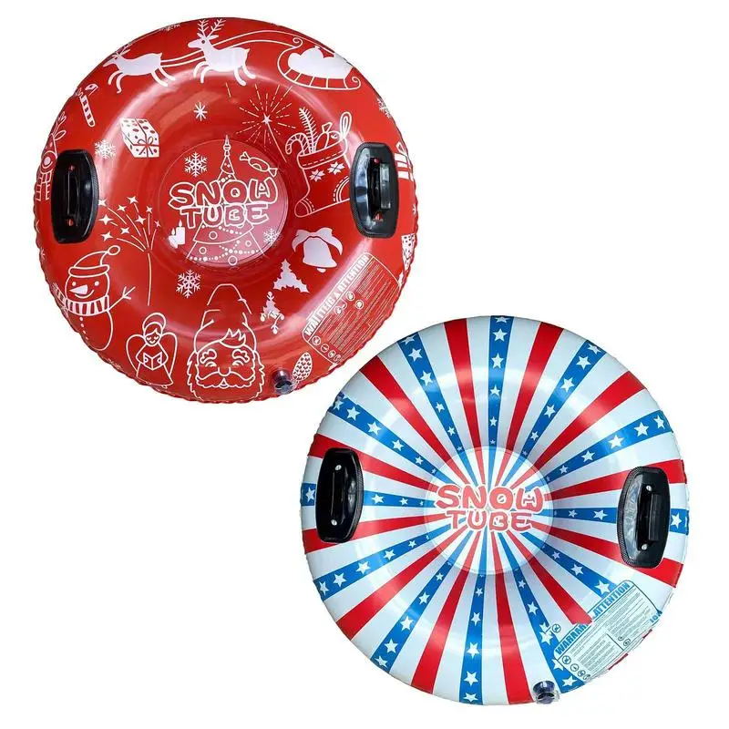 

Snow Ski Ring Inflatable Skiing Tube For Adults Heavy Duty Snow Tube Sleds For Kids And Adults Skiing Winter Outdoor Toy New