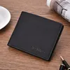 New Men PU Leather Purse Black Frosted Material Youth Credit Card Holder Coin Purse 2023 Men Purse 3