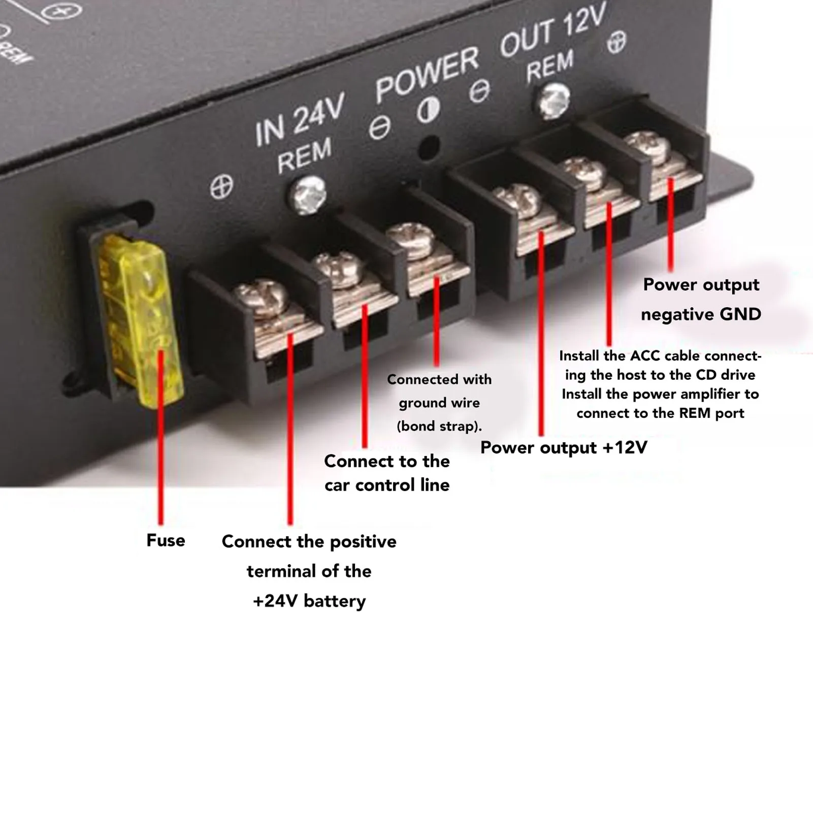 High-Power Step Down Voltage Converter with Temperature Control
