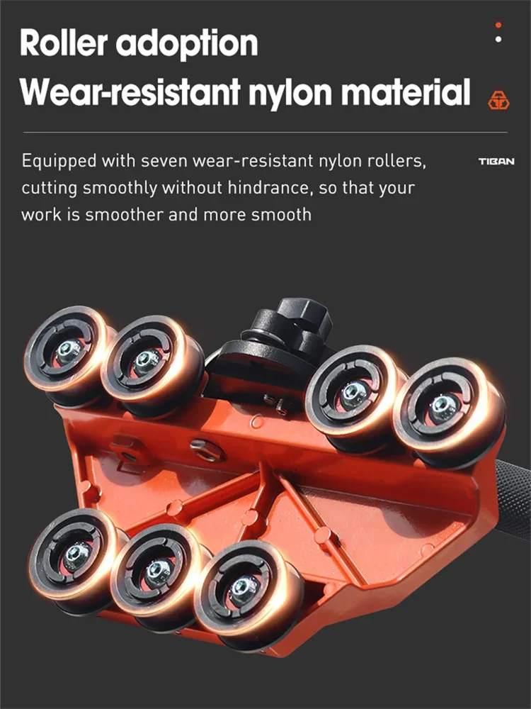 Three-blade Tiebang Manual Tile Cutting Machine High-precision Rock Slab Large Floor Tile Track Push Knife
