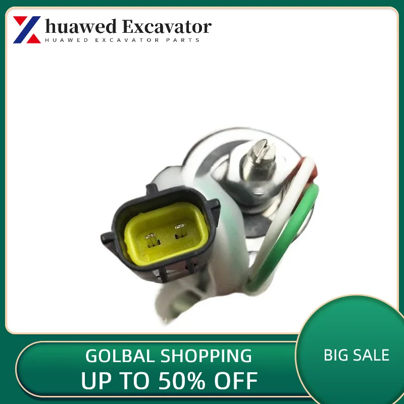 Kobelco 파일럿 안전 잠금 장치, 여행용 유압 펌프, 회전 비례 전자기 밸브 굴삭기, Sk200, 250, 330/350-6e-8