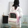 1PCS Pet Backpack Outdoor Large Cat Backpack Transparent Capsule Breathable Carrying Bag Backpack Cat And Dog Supplies 5