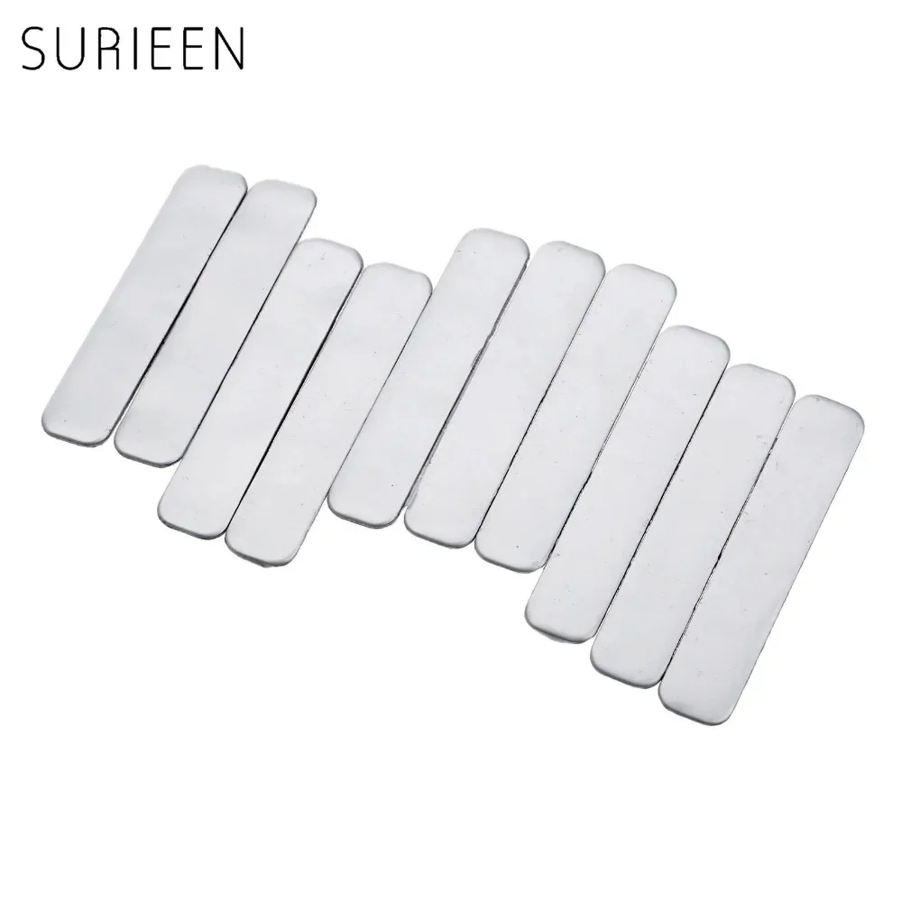 SURIEEN 10Pcs Golfer Adhesive Lead Tape Strips Add Power Weight To Golf Club Tennis Racket Iron Putter Racquets Golf Accessaries 4