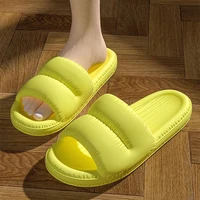 Summer Soft Shoes Cloud Slippers Indoor Mute Bathroom Anti-slip Slide Eva Beach Flip Flops Men Ladies Leisure Sandals - Image 3
