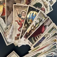 6*12cm The Zammer Twins 1st Edition Oracle Deck 50 Pcs Cards 1