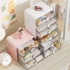 3 Tiers Makeup Organizer Holder Cosmetic Storage Box Bathroom Countertop Organizer White-B 3