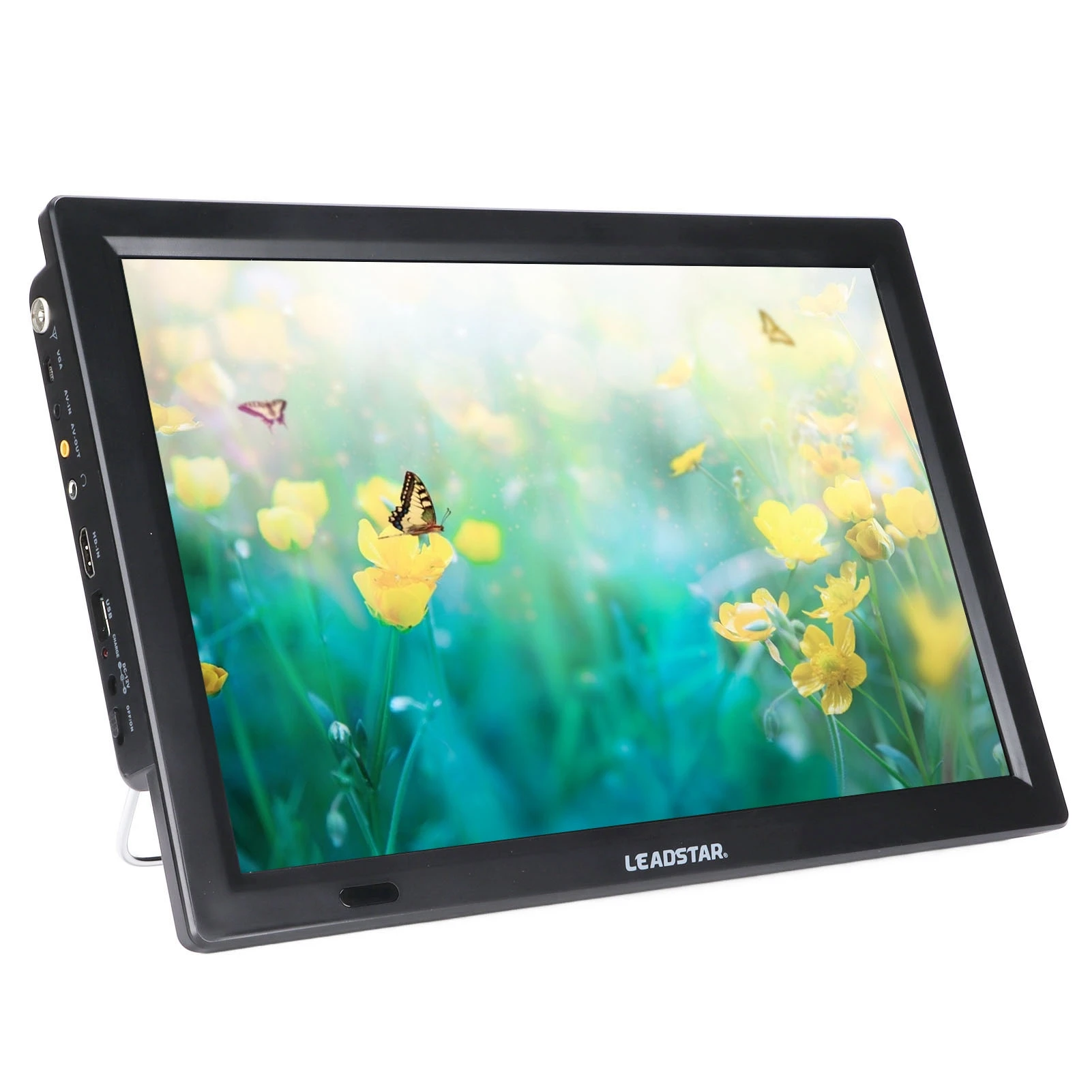 14 Inch digital TV Portable television with stand for home car outdoor travel EU plug 110-220V LED widescreen HDTV