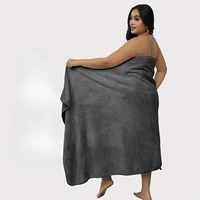 Plus Size Bath Towel for Curvy Women,Extra Large Soft Coral Fleece Body Towel 200x100cm Quick-Dry,Lightweight,Highly Absorbent 2