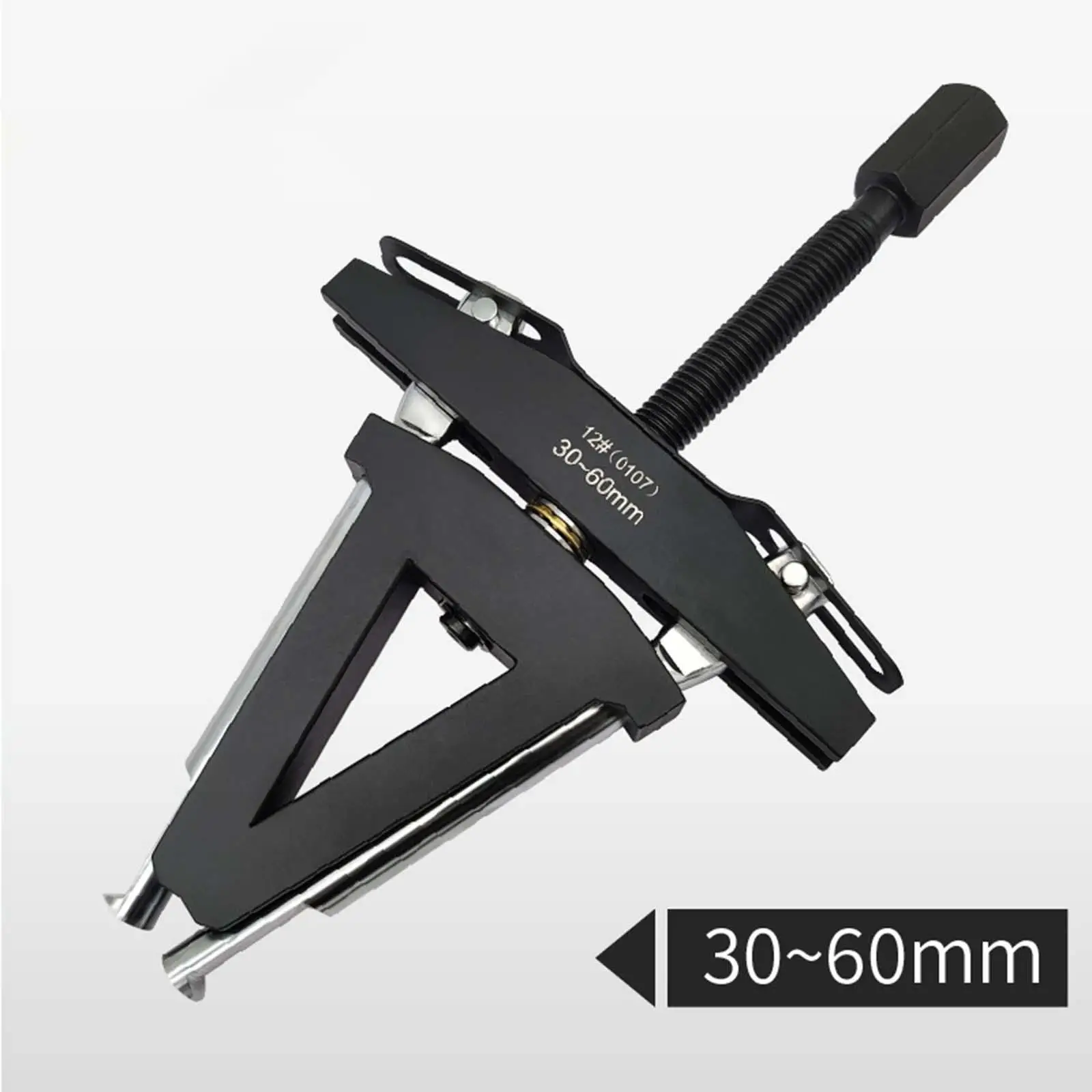 Herramienta Extractor de rodamientos Profesional Accesorios resistentes Negro Extractor de dos mordazas Ajustable Herramienta Extractora de rodamientos/Polea Extractora