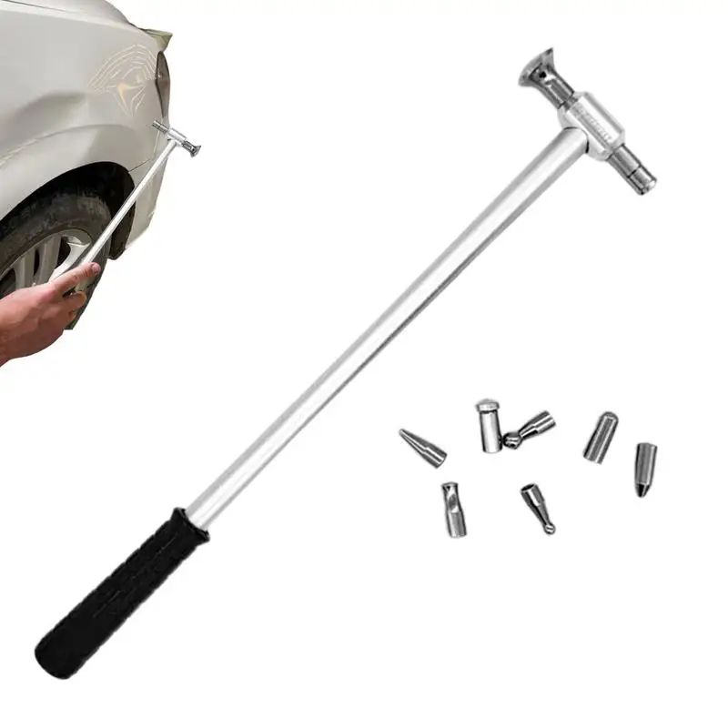 

Car Hammer Tool Auto Dent Repairing Leveling Hammer Hammer With Knock Down Head Car Dent Puller Set Dent Removal Tools For Car