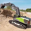 HUINA 1/14 RC Excavator Truck crawler Alloy 2.4GHz Radio Controlled Car 22 Channel Construction Vehicle Toy Sound  For Boys 1
