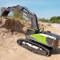 HUINA 1/14 RC Excavator Truck crawler Alloy 2.4GHz Radio Controlled Car 22 Channel Construction Vehicle Toy Sound  For Boys 1