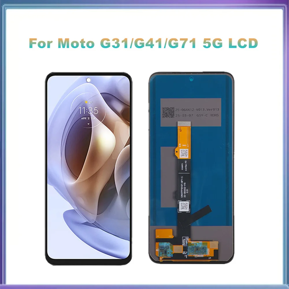 AMOLED per Motorola Moto G31 XT2173-3 LCD Touch Screen Digizer per Moto G41 XT2167-2 Display Touch per Moto G71 XT2169-1 LCD 509 AMOLED per Motorola Moto G31 XT2173-3 LCD Touch Screen Digizer per Moto G41 XT2167-2 Display Touch per Moto G71 XT2169-1 LCD 509