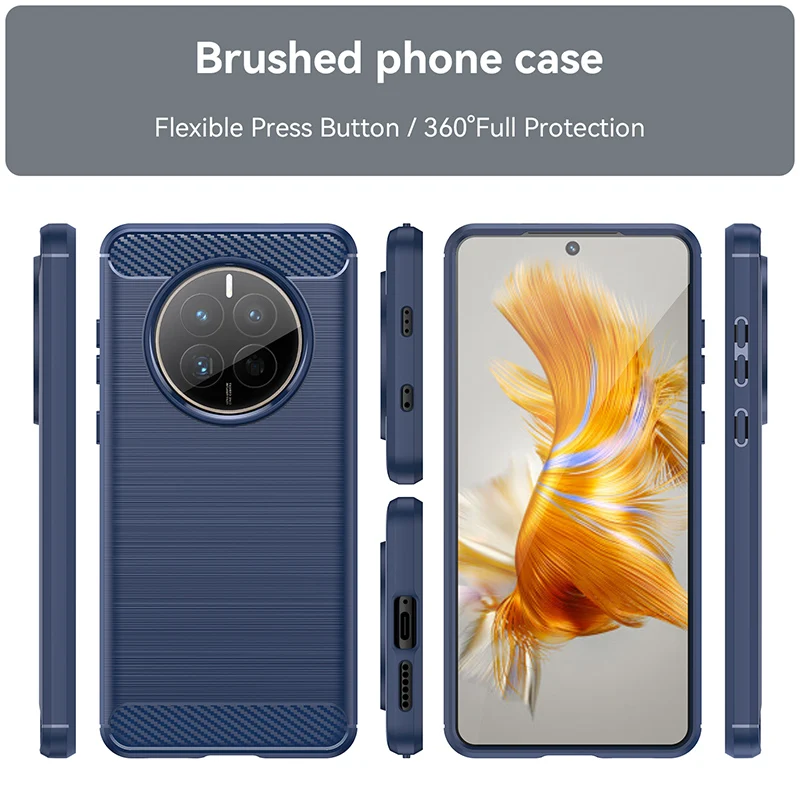 Premium Shockproof Carbon Fiber Phone Case with Silicone Protector Cover