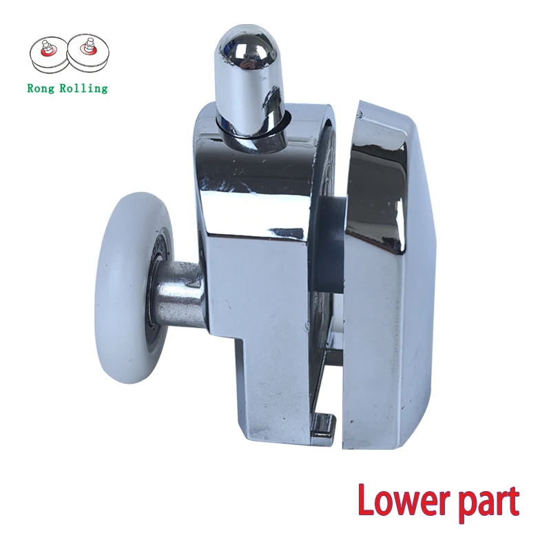 Shower Door Rollers Wheel Runner Bathroom Sliding Door Rail Roller Wheels 23mm 25mm Single Runner Shower Rollers shower door rollers sliding door roller shower room rollers 4pcs