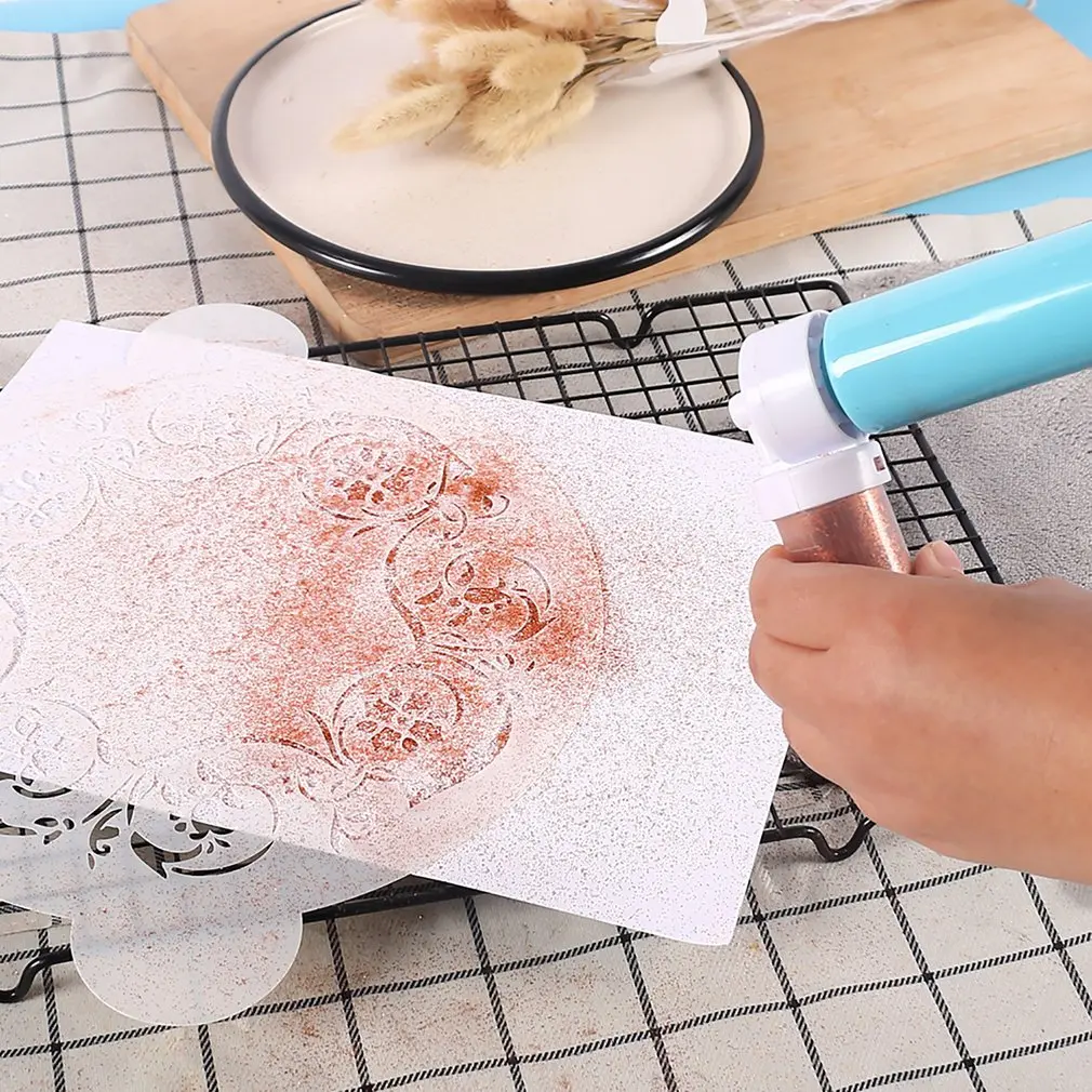 Manual DIY Cake Airbrush Spray Gun Decorating Spraying Coloring Baking  Decoration Cupcakes Desserts Kitchen Pastry Tool - AliExpress