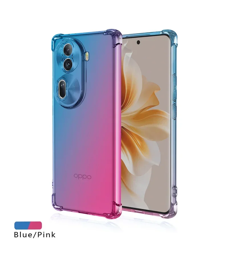 Gradient Shockproof TPU Phone Case - Protective Cover  Coque Shell