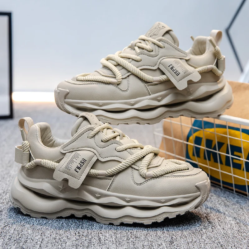 PNJ24 new spring and summer women's shoes men and women couples thick sole sports shoes female daddy shoes all sports casual sho