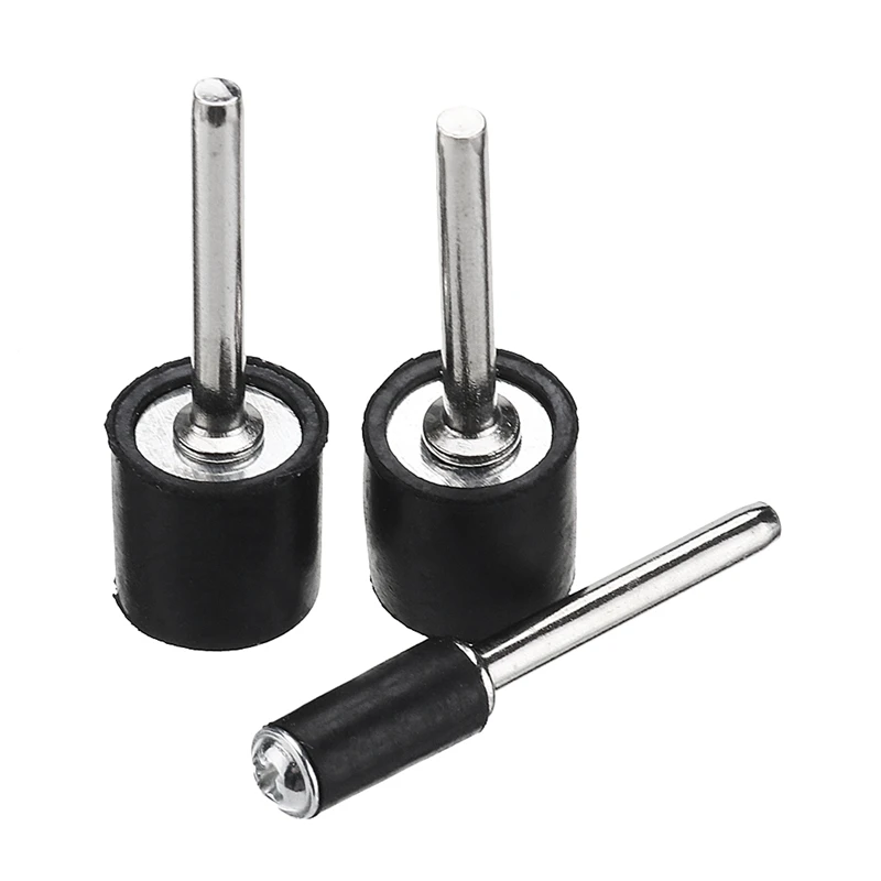 12pcs 1/8 Inch Shank Sanding Drum 12.7mm 6.3mm Rubber Mandrel Mini Drill Dremel Rotary Tool Accessories