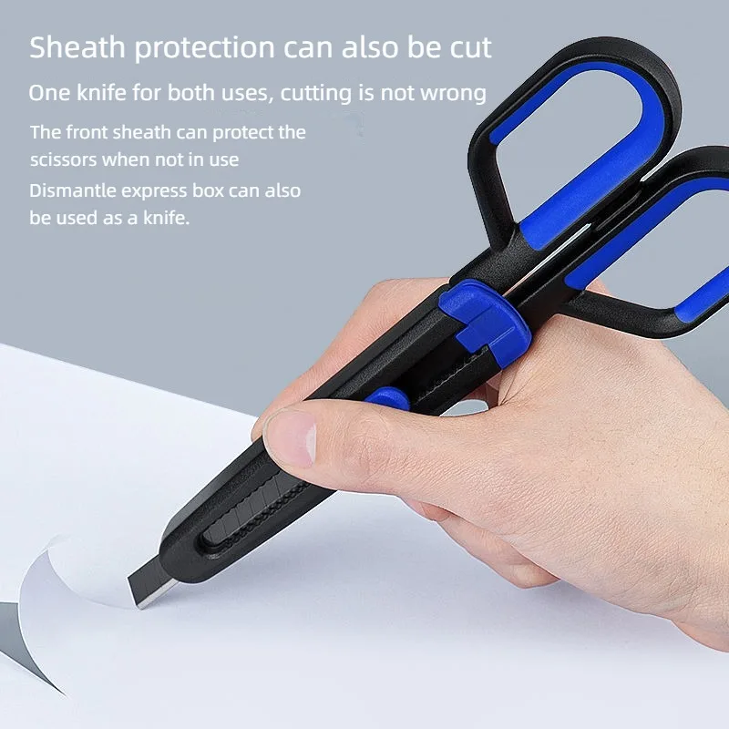 Multipurpose Scissors, Art Knife, Anti-Stick Scissors, Teflon 2 in 1, Handwork Scissors, Household Art Knife, Hand Tools 4