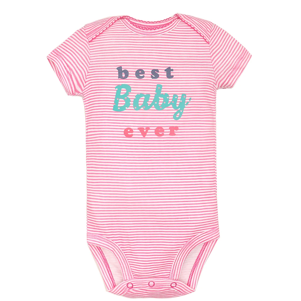 2024 Summer Baby Clothes Soft Cotton Baby Girl Boys Bodysuit Newborn Cartoon Flower Baby Clothes Infant Bebe Jumpsuits 0-24M 2