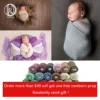 Soft Knit Stretchy Wraps Swaddle For Newborn Baby Photography Props Kids Receiving Blankets Cloth Accessories For Photo Shooting 1
