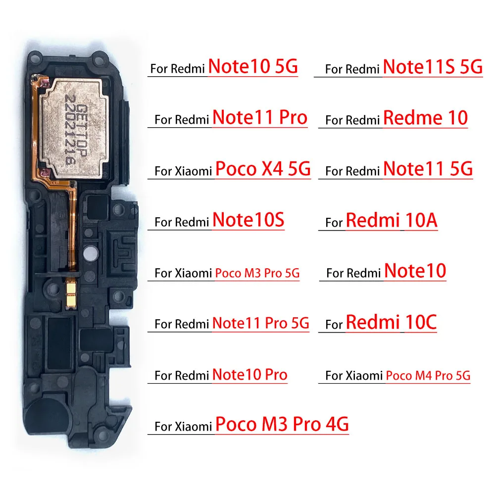 

Buzzer Ringer Loud Speaker Loudspeaker Flex Cable Ribbon For Redmi 10 10A 10C